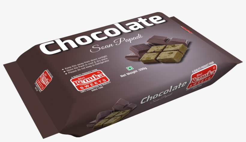 Chocolate Soan Papadi - Chocolate, transparent png download