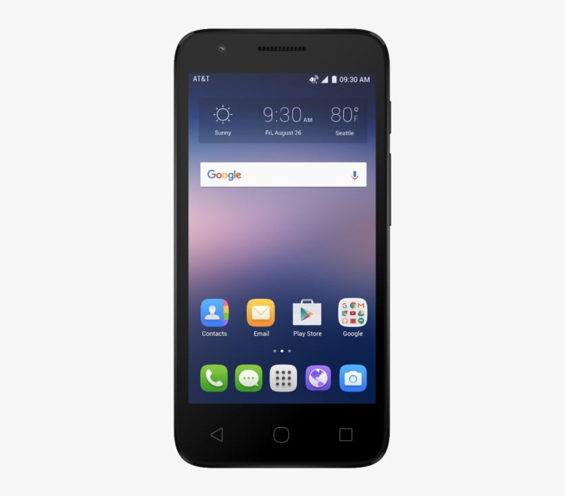 Phone Png Alcatel Idealâ„¢ The Perfect Amount Of Simple - Alcatel Ideal Xcite Caracteristicas, transparent png download