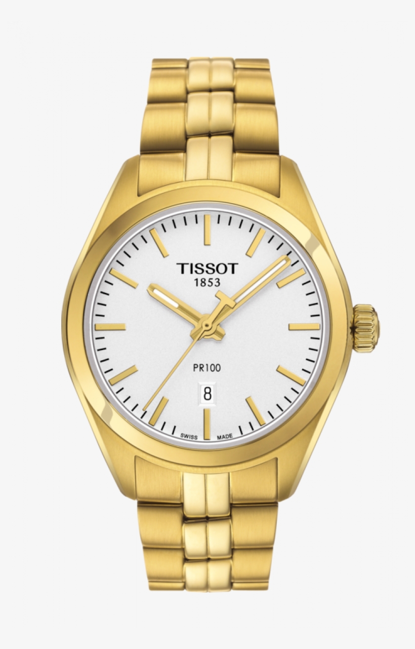 Tissot Pr 100 Lady - Tissot Pr 100 Rose Gold, transparent png download