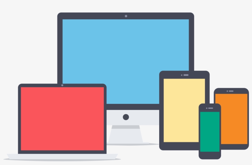 08 Jun What Does Mobile Responsive Mean - Devices Flat Design Png, transparent png download