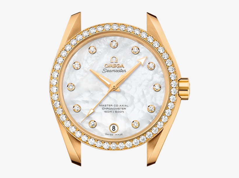 Omega Master Co-axial Ladies' - ساعات اوميغا الماس ذهبي, transparent png download