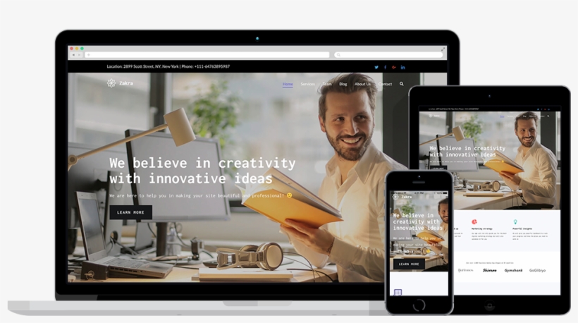 Zakra - Zakra Wordpress Theme, transparent png download