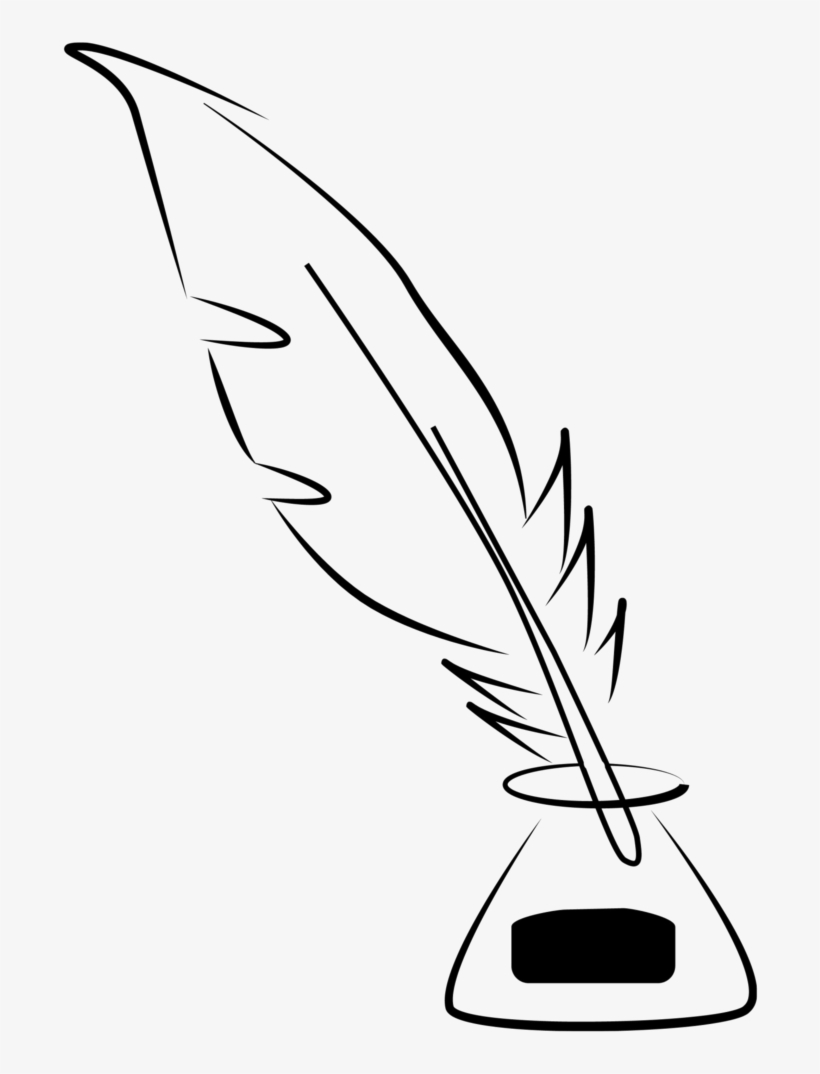 Ink Pot Free Transparent Image Hd - Quill And Ink Png, transparent png download