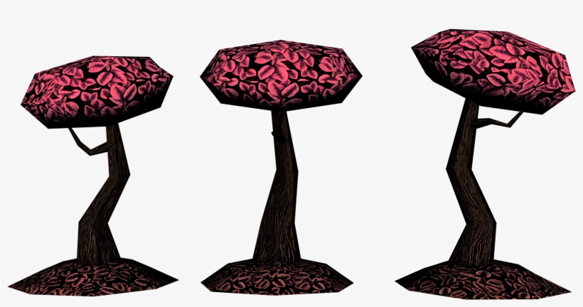 3d Trees Created For Part Of A Battle Arena Project - Illustration, transparent png download