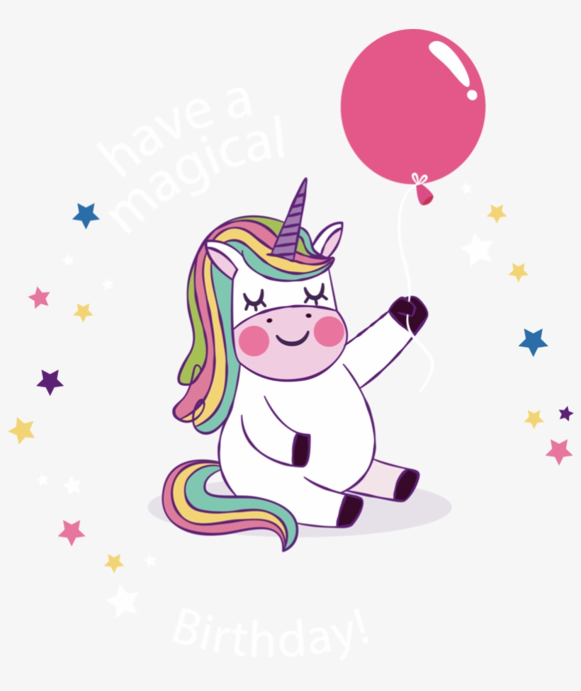 Wish Balloon Youtube Birthday Unicorn Party White - เพกา ซั ส การ์ตูน น่า รัก, transparent png download