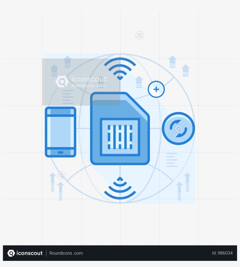 Sim Card Illustration1 Views - Diagram, transparent png download