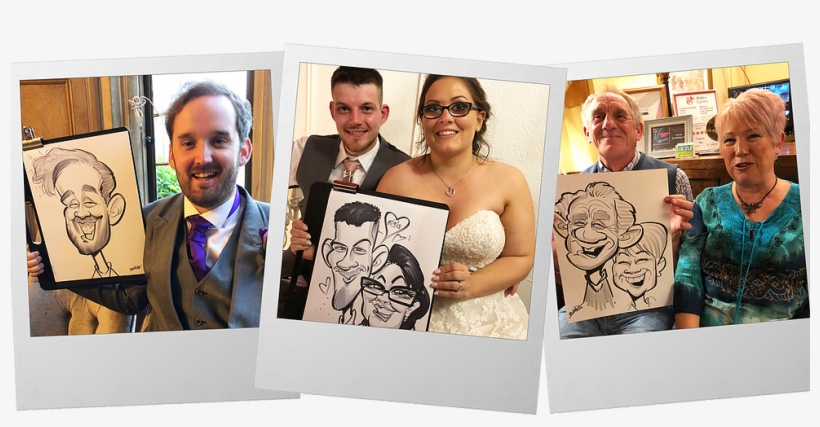 Live Caricature Entertainment - Wedding, transparent png download