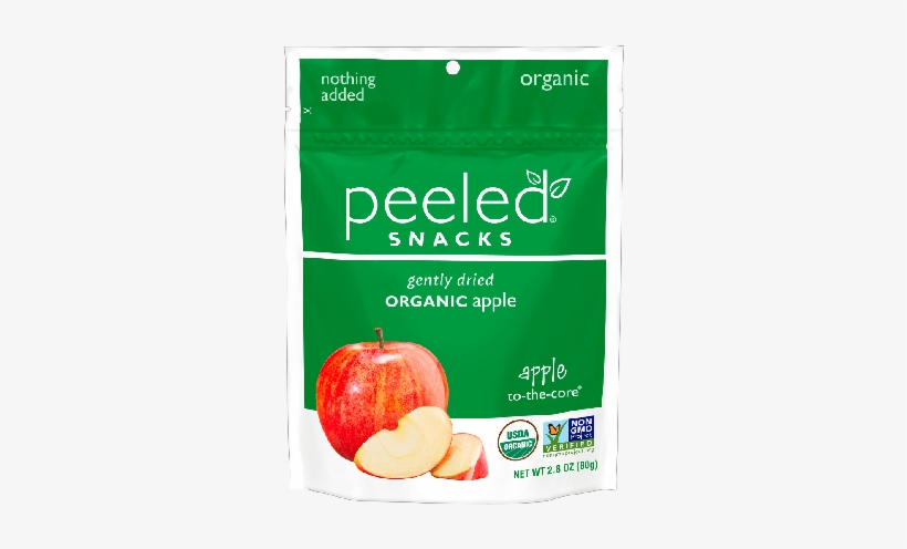 Peeled Snacks Organic Apple 2 The Core Dried Fruit, - Natural Foods, transparent png download