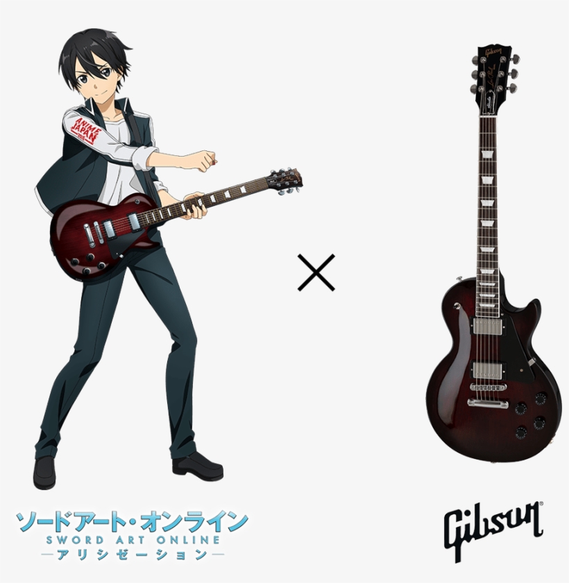 Aj×sao×gibson Collaboration Guitar<br>charity Auction - Gibson 2019 Les Paul Studio Wine Red, transparent png download