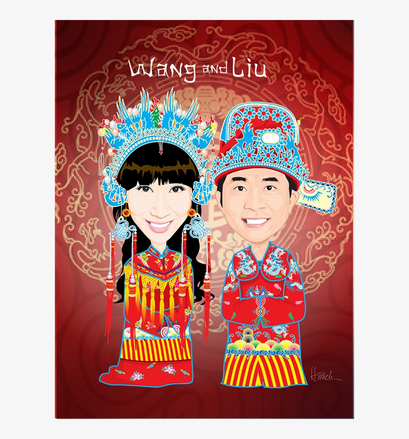 Caricature - Wedding, transparent png download