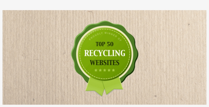 Top 50 Recycling Sites - Label, transparent png download