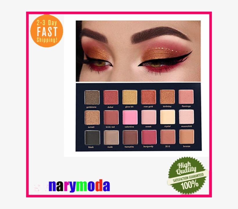 Huda Beauty Desert Dusk 18 Colors Makeup Eyeshadows - Eye Shadow, transparent png download