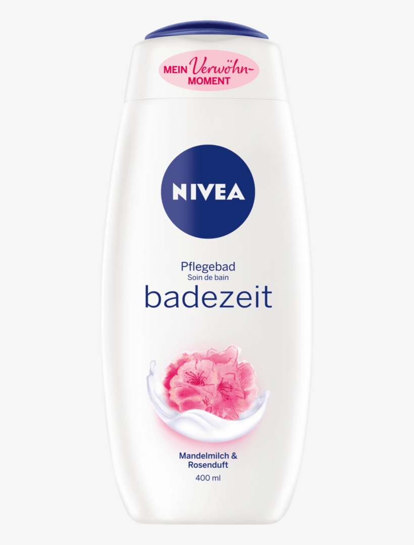 Foam Bath Rose & Almond Milk, 400 Ml - Nivea, transparent png download