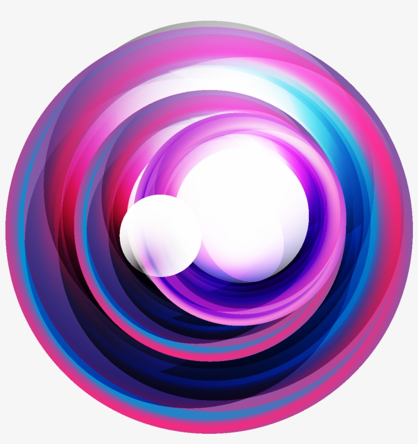 Gold And Purple Background - Circle, transparent png download