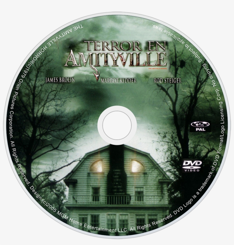 The Amityville Horror Dvd Disc Image - Amityville Horror, transparent png download