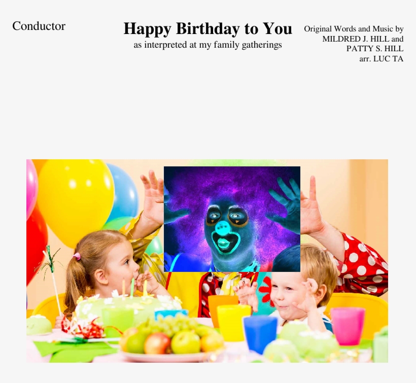 Happy Birthday [drc - Клоуны И Аниматоры, transparent png download