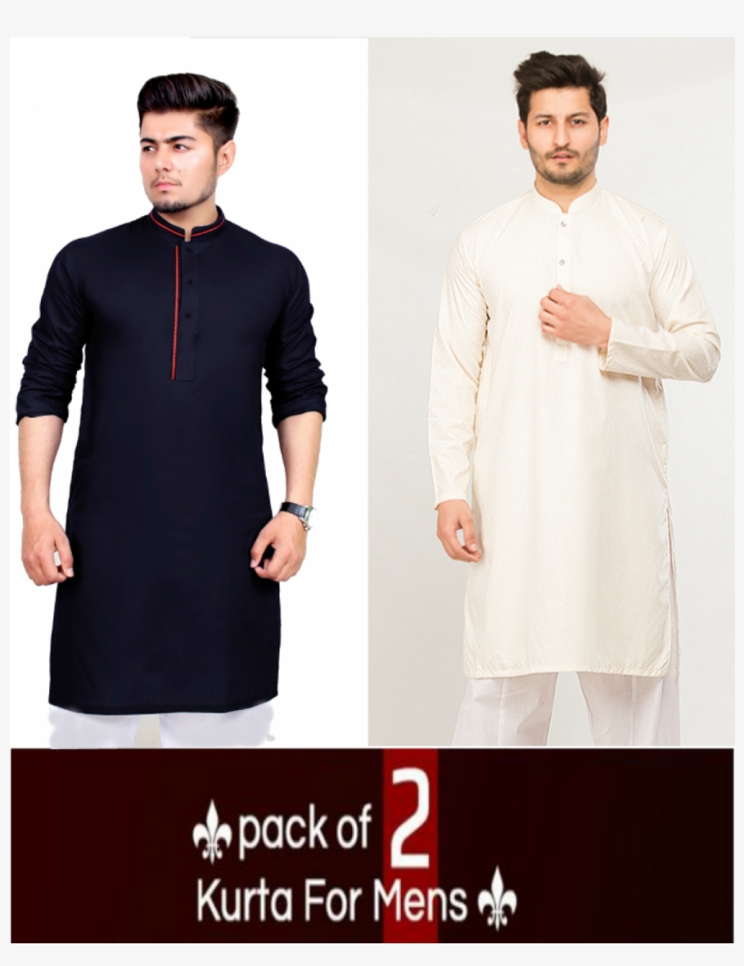 Navy Blue Kurta For Mens, transparent png download