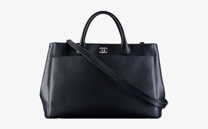 Chanel Blue Calfskin Large Shopping Bag - Chanel Tote Bag Australia, transparent png download