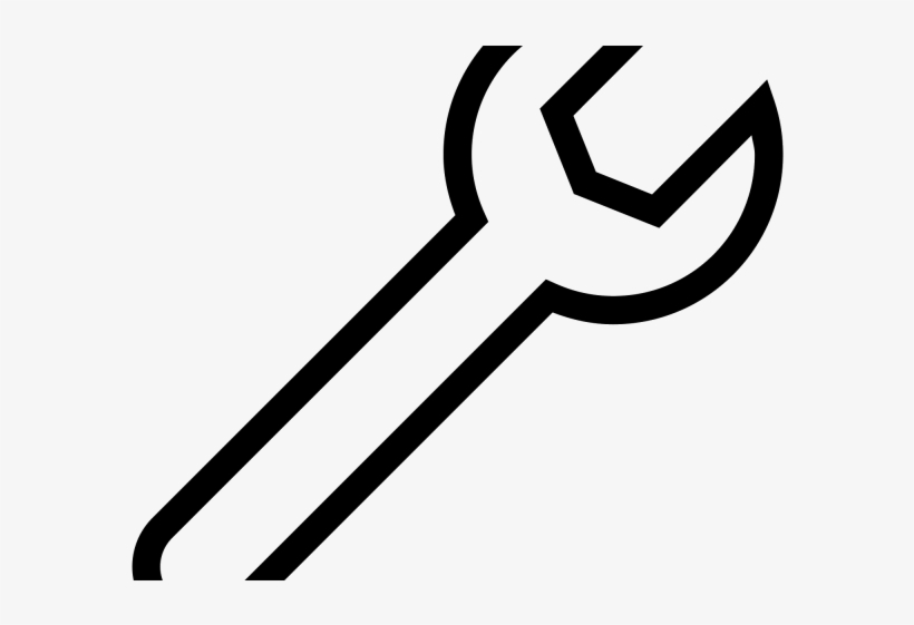 Wrench Line Icon, transparent png download