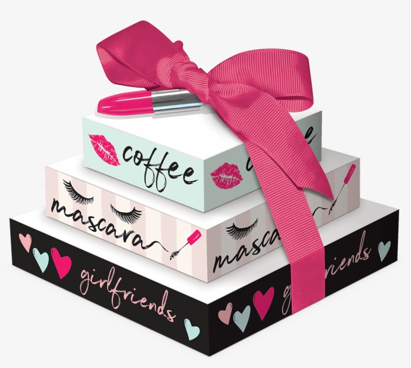 Glam Girlfriend Tower Of Notes With Pen - Wrapping Paper, transparent png download