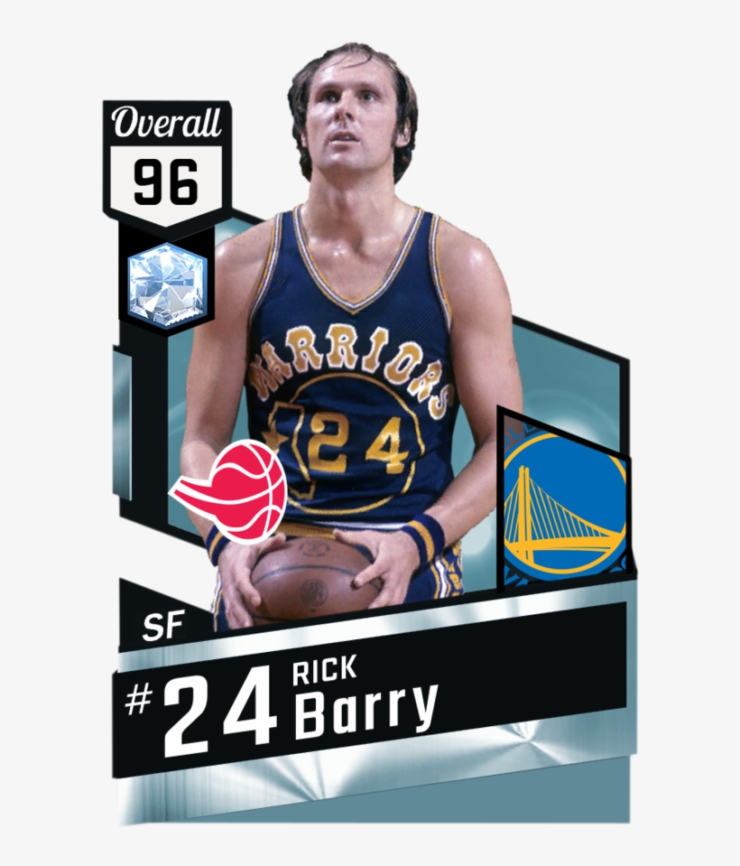 '67 Rick Barry Myteam Diamond Card - Nba Card Kevin Durant, transparent png download