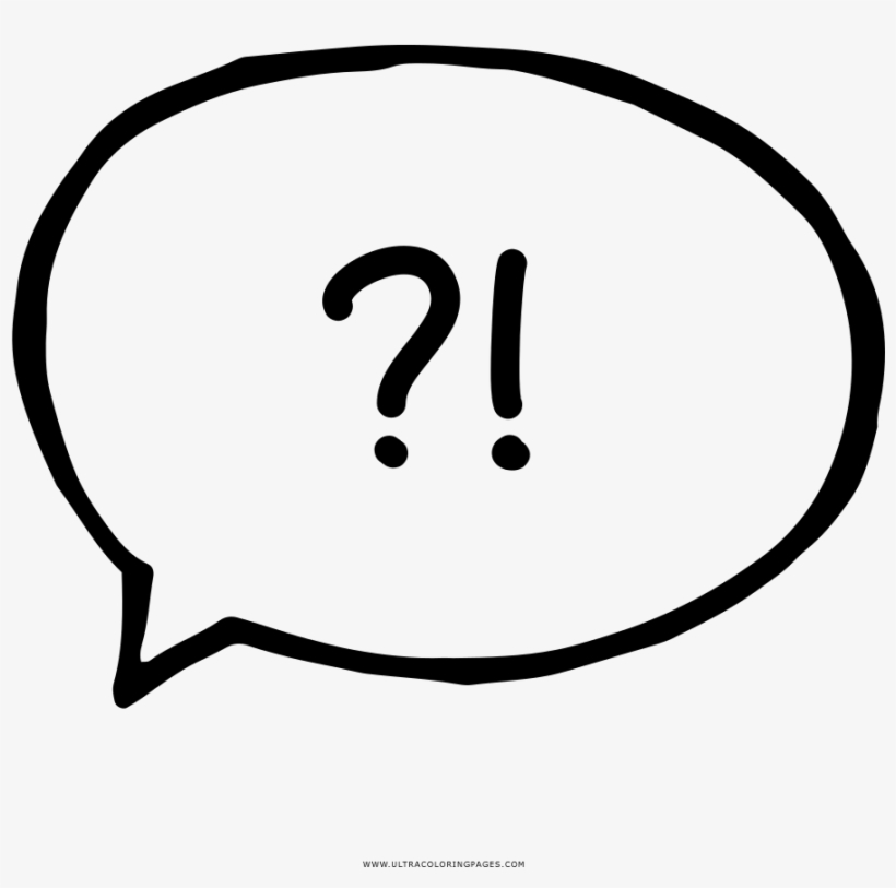 Doubt Coloring Page, transparent png download