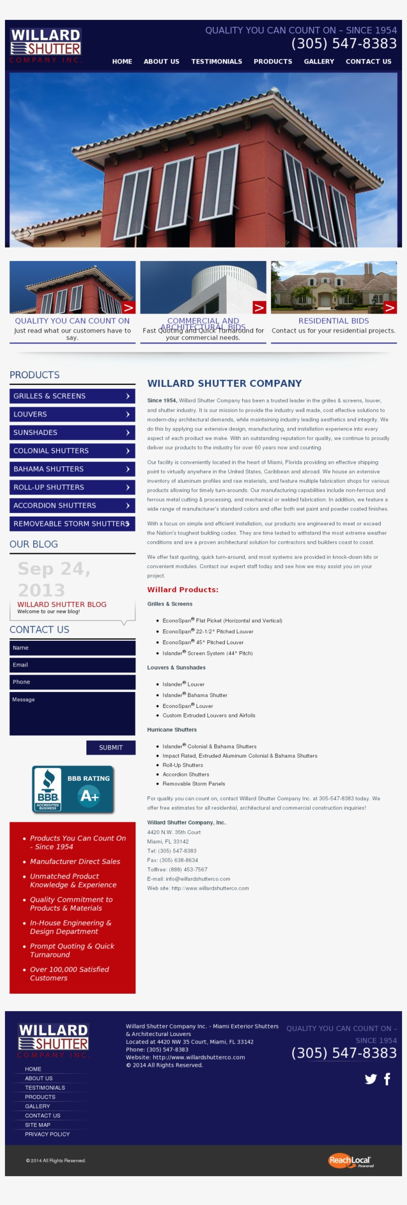 Willard Shutter Company Competitors, Revenue And Employees - Better Business Bureau, transparent png download