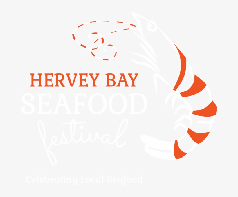 Hervey Bay Seafood Festival-2colour Reverse - Crab, transparent png download
