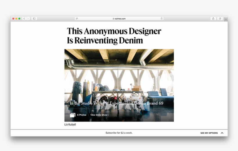 Photographer Liz Kuball 69 Shoot For The New York Times - Mdis, transparent png download