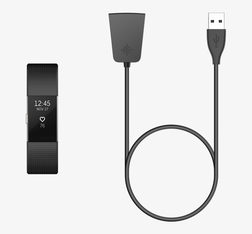 Fitbit Charge 2 Retail Charging Cable - Fitbit Charge 2 Incarcator, transparent png download