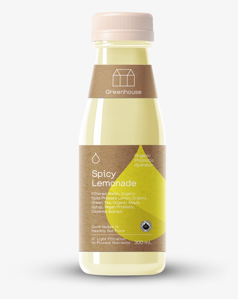 Greenhouse 300ml Spicylemonade Productshot - Bottle, transparent png download