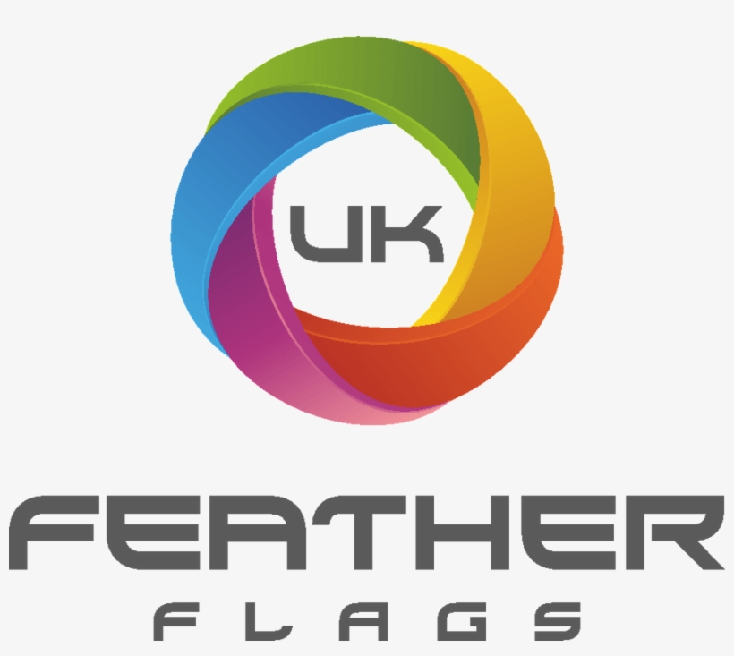 Uk Feather Flags - Graphic Design, transparent png download