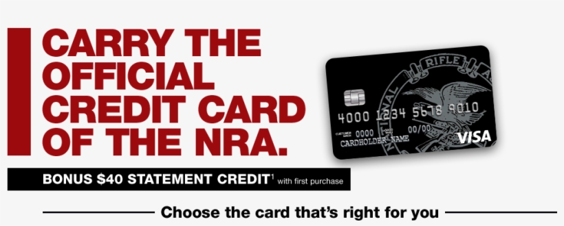 Nra Credit Card - Nra First National Credit Card, transparent png download