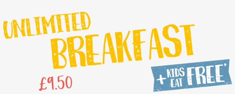 Unlimited Breakfast £9 - Calligraphy, transparent png download