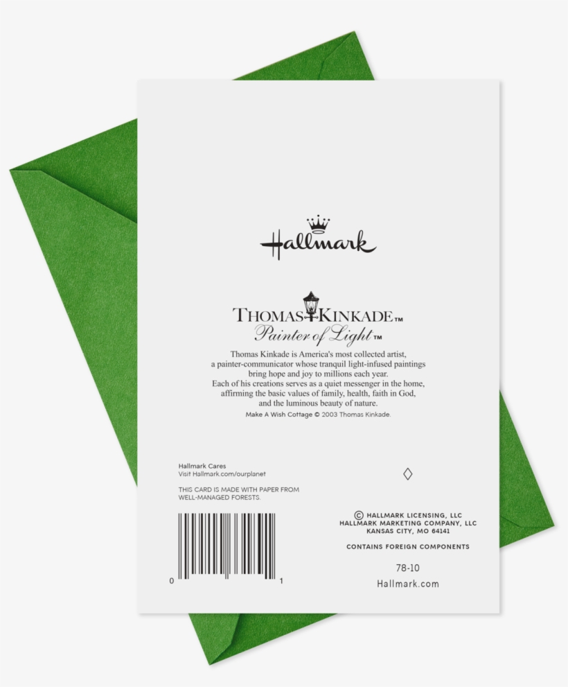 Thomas Kinkade Make A Wish Cottage St - Hallmark Channel, transparent png download