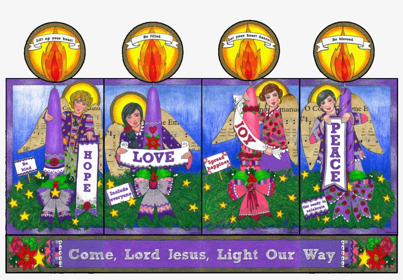 Boho Angel Advent Wreath - Creative Arts, transparent png download