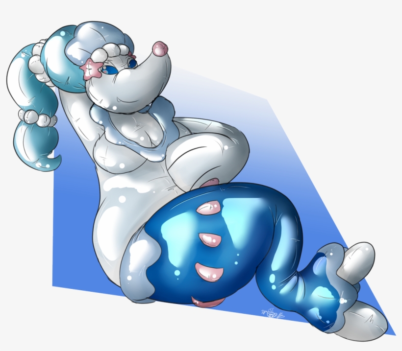 Primarina Now With Her Good Side And Her Bad Side Which - Cartoon, transparent png download