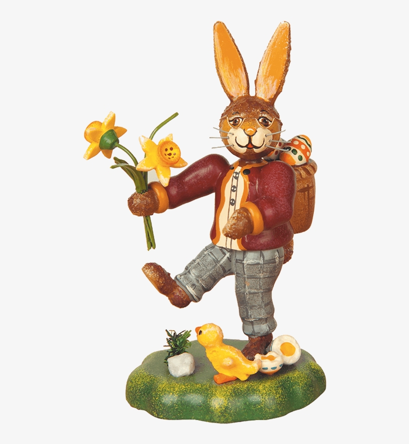 Father Rabbit With Narcissus - Hubrig Hasenvater Mit Narzisse, transparent png download