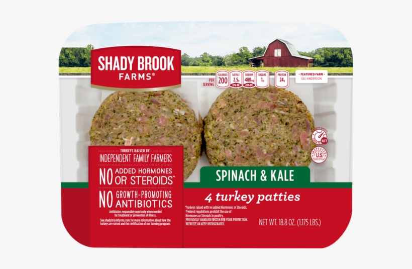 Spinach & Kale Turkey Patties - Honeysuckle White Italian Ground Turkey, transparent png download
