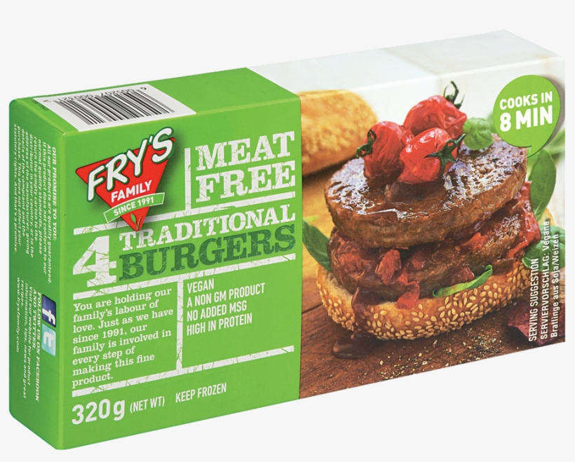 Traditional Burgers - Fry's Chicken Style Burger, transparent png download