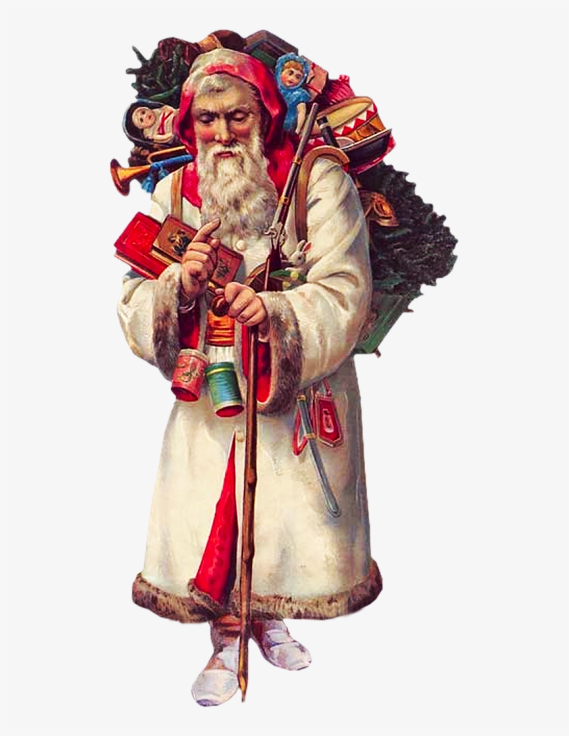 Santa White Coat, transparent png download