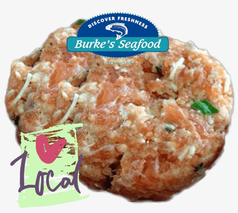 Pack Burke's Seafood Atlantic Salmon Burgers - Patty, transparent png download