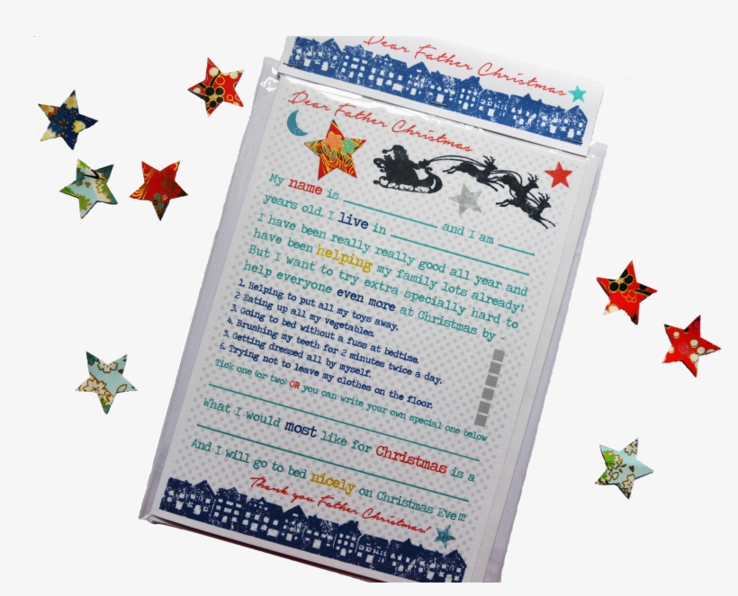 Father Christmas Reward Card - Fashion Design With Butterfly, transparent png download