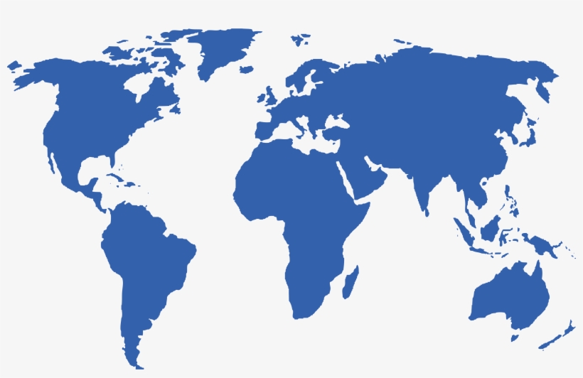 5075 X 3050 30 - World Map Dark Blue Png, transparent png download