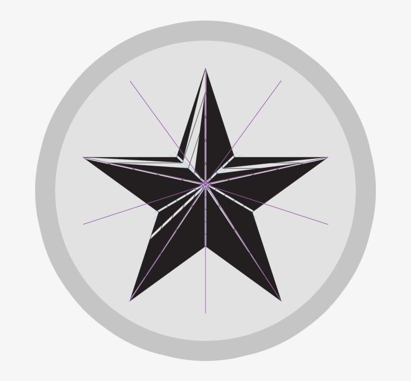 Starting From A Black Star Was Also Part Of The Customer's - Circle, transparent png download