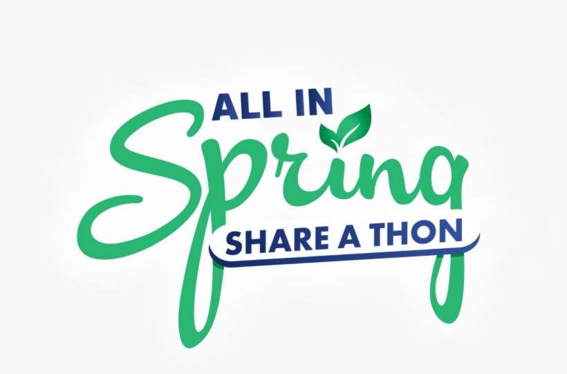Spring Share A Thon Logo - Graphic Design, transparent png download