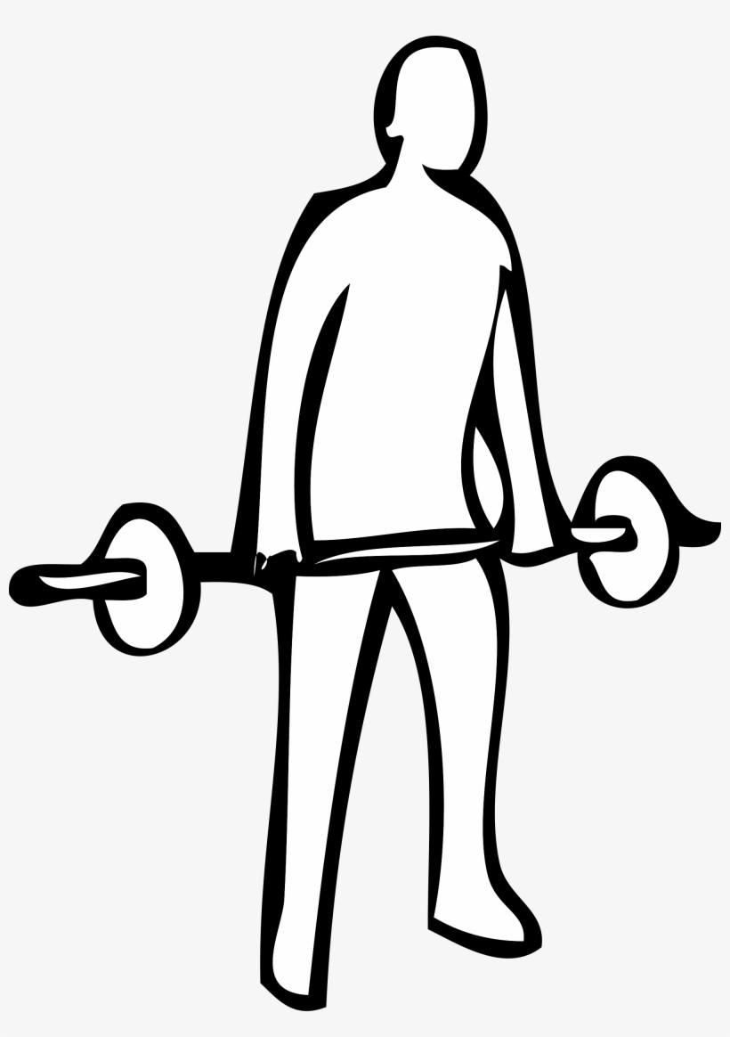 Royalty Free Stock The Beauty Of Starting A New Year - Weight Lifting Clipart, transparent png download