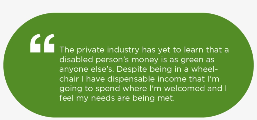 Private Industry Needs To Recognize Disabled People - Colorfulness, transparent png download