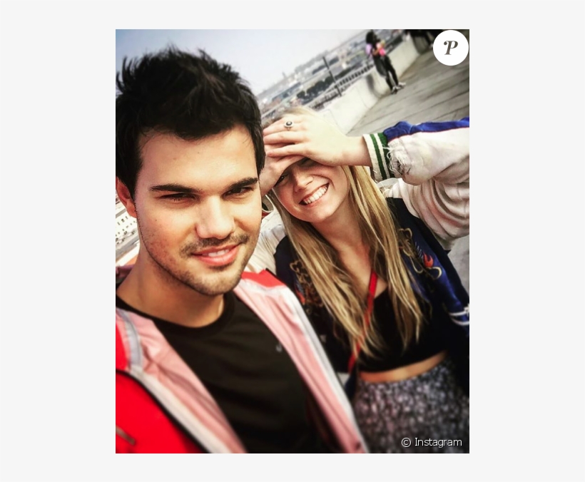 Billie Lourd Et Taylor Lautner Sur Une Photo Publiée - Billie Lourd Taylor Lautner, transparent png download
