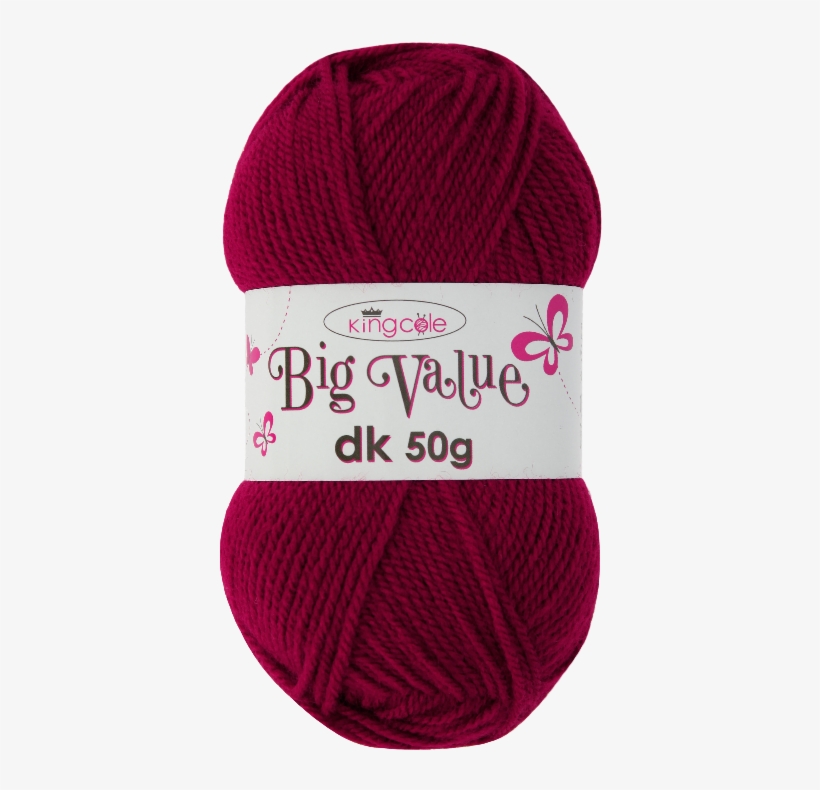 King Cole Big Value Dk And Baby Dk 50g Balls - Wool, transparent png download